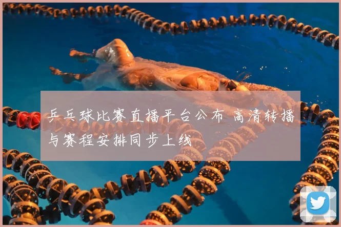 乒乓球比赛直播平台公布 高清转播与赛程安排同步上线